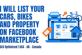 your cars, bikes and property on facebook marketplace