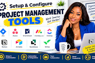 setup jira asana smartsheet monday ai clickup notion airtable quickbase wrike