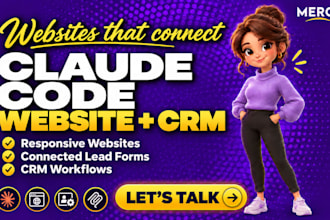 build claude code website and connect gohighlevel or hubspot crm claude expert