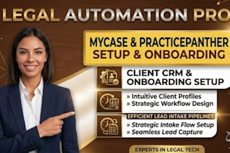 setup filevine crm and custom legal case management workflows