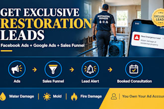 generate exclusive water damage and restoration leads with ads