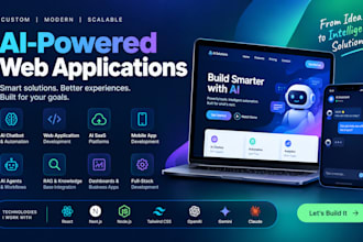 ai website, ai mobile app, ai saas website, ai voice agent