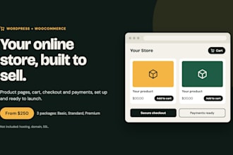 build a woocommerce online store with wordpress