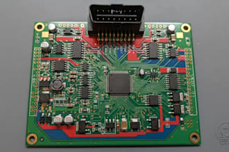 design automotive can bus obd2 j1939 ecu pcb layout