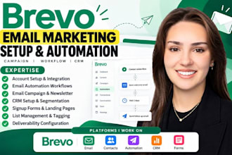 setup brevo email automation workflow brevo email campaign newsletter crm