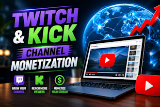 do advanced twitch and kick promotion for monetization