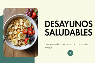 diseñar un ebook de recetas saludables en canva
