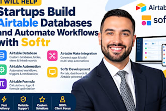 help startups build airtable databases and automate workflows with softr