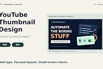 design clean youtube thumbnails for tech and tutorial videos