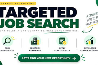 be your reverse recruiter for a targeted job search