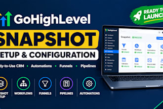 gohighlevel snapshot setup sub account workflow automation whitelabel automation