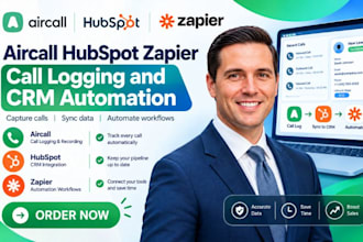 build aircall hubspot zapier call logging crm lead automation