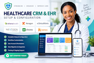 healthcare crm ehr athenahealth keragon eclinicalworks nextgen drchrono kareo