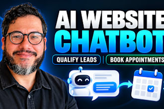 build an ai website chatbot to qualify leads and book appointments