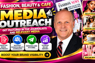 pitch cafe, fashion and beauty stories to best journalists and news media
