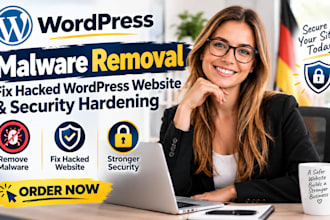 do wordpress malware removal fix hacked wordpress website and security hardening