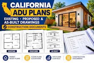 california drafting expert as builts  permits