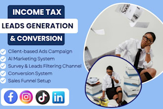 income tax income tax leads tax leads tax website income tax sales funnel tax