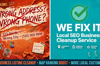 audit and clean up your business listings across google and directories