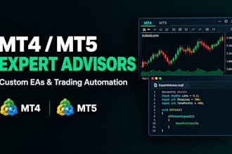 develop or modify an metatrader expert advisor
