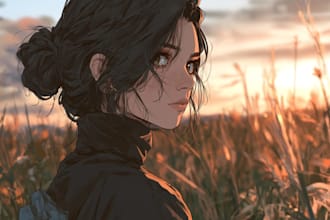 draw anime art for anime pfp, oc art, and fanart