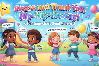 compose children songs  and produce kids song children music