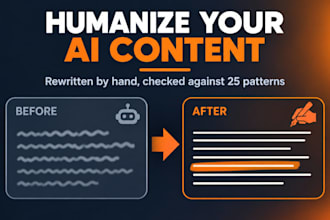 humanize your ai content and rewrite it to sound natural