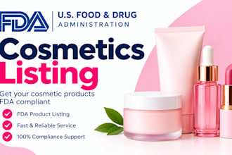 do fda registration mocra cosmetic product listing