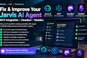 fix jarvis ai agent mcp jarvis ai clawdbot jarvis ai assistant obsidian jarvis