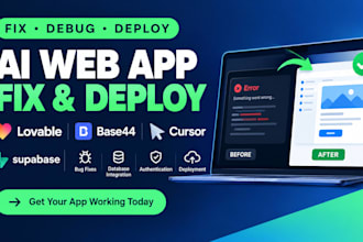 fix debug deploy lovable app replit base44 cursor lovable dev supabase web app