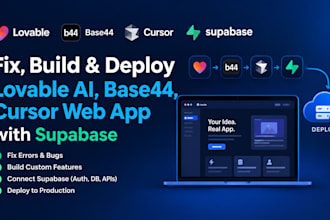 fix, deploy lovable ai, base44 debugging lovable ai web app cursor ai supabase