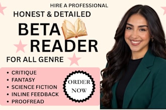 beta read your critique fantasy science fiction and inline feedback
