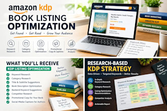 optimize your amazon KDP book listing and promotional copy