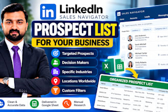 build a targeted prospect list from linkedin sales navigator
