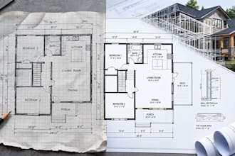 draw california and washington as built plans and permit drawings
