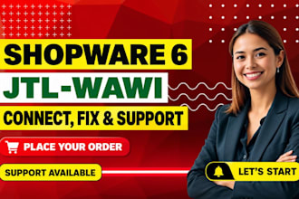 connect shopware 6 with jtl wawi fix errors andprovide support
