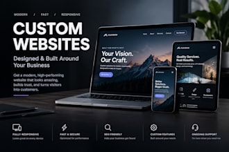 build a fully custom website