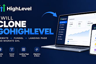 clone gohighlevel website funnel landing page migrate ghl