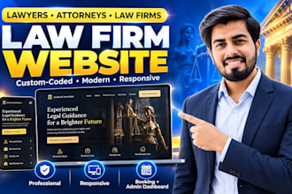 build a custom law firm website for lawyers and attorneys