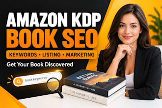 do amazon kdp book marketing seo keyword research and listing optimization