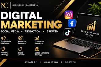 do digital marketing, social media marketing and promotion
