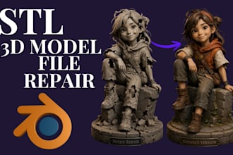 repair and fix your stl file for 3d printing fast