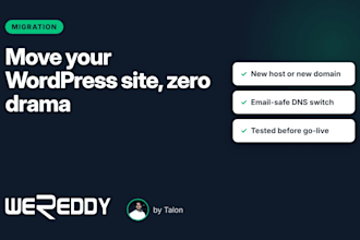migrate or transfer your wordpress website to a new host or domain