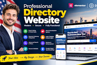 directory website, hivepress, voxel theme , directorist, geodirectory