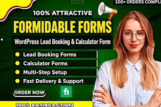 build formidable forms wordpress lead booking calculator form