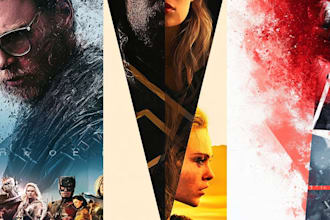 design a premium movie poster, film poster
