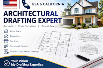 usa california architectural drafting expert