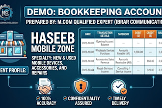 manage account payable receivable and bookkeeping