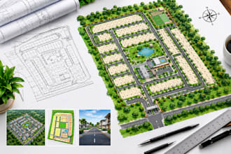 create a professional site plan, land subdivision and property layout