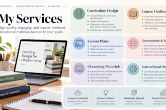 design professional curriculum and instructional materials